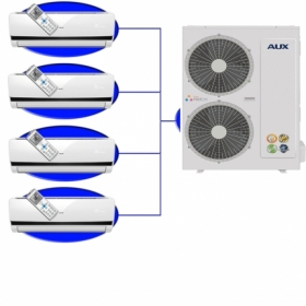 Мульти сплит-система AUX AM4-H36/4DR1/AMWM-H074R1x4шт