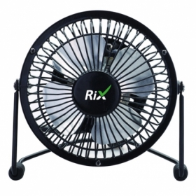 Бытовой вентилятор  Rix RDF-1500USB (черный)
