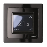 Терморегуляторы<br>Devi Devireg Touch c датчиком пола и воздуха (Черный)