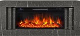Royal Flame LINE 42 SFT Stone Touch cерый мрамор с очагом Vision 42 LOG LED