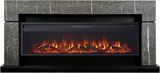 Royal Flame Lindos 60 SFT Stone Touch серый мрамор Vision 60 LOG LED