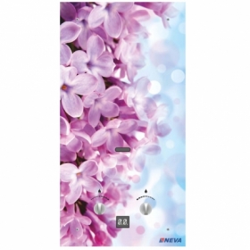 Проточный водонагреватель BaltGaz NEVA 4510 Glass (розовые цветы)