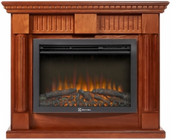 Электрокамин Electrolux EFP/P-2520LS N с порталом Firelight Colonna 25 шпон дуб