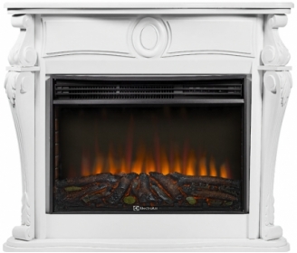 Электрокамин Electrolux EFP/P-3020LS N с порталом Firelight Ovatio 30 Белый
