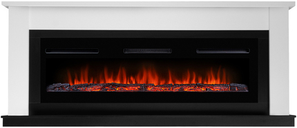 Электрокамин Electrolux Infinity EFP/P-1600ULS с порталом Firelight Canto Long белый, черный