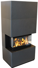 Дровяной камин Kratki Home Easy Box Indian Black с топкой NBC