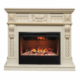 Электрокамин Real-Flame Corsica Lux 26 WT с очагом 3D Helios 26