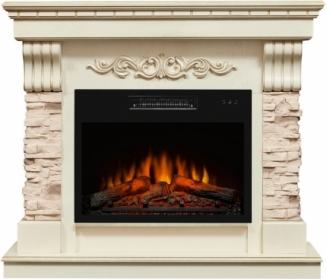 Электрокамин Real-Flame Marseilles Luxe 24 WT с очагом Kendal 24