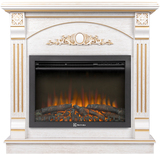 Electrolux EFP/P-2520LS N с порталом Firelight Barocco 25 шпон белый дуб с золотой патиной