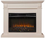 Электрокамин (очаг+портал)<br>Electrolux EFP/P-3020LS N с порталом Firelight Bianco 30 шпон белёный дуб