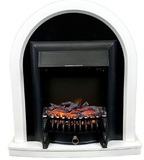 InterFlame Джойс белый с очагом Fobos LUX/BLACK