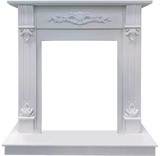 InterFlame Мальта белый под классический очаг Fobos/Majestic