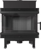 Топка для камина<br>Kratki Blanka670/570/LP/BS/BLACK угловое стекло слева-справа, черная футеровка