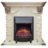 Real-Flame Dublin LUX STD/EUG/24 WT с очагом Fobos s Lux BL/BR, Majestic s Lux BL/BR
