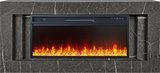 Электрокамин (очаг+портал)<br>Royal Flame LINE 42 SFT Stone Touch cерый мрамор с очагом Vision 42 LED